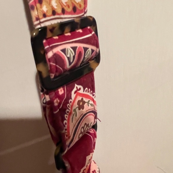 Vera Bradley vintage Piccadilly Plum Paisley Plaid Hobo bag Crossbody Purse - Picture 7 of 13